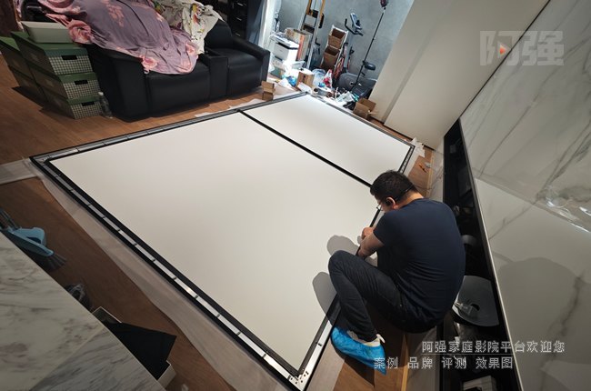 画框透声幕组装